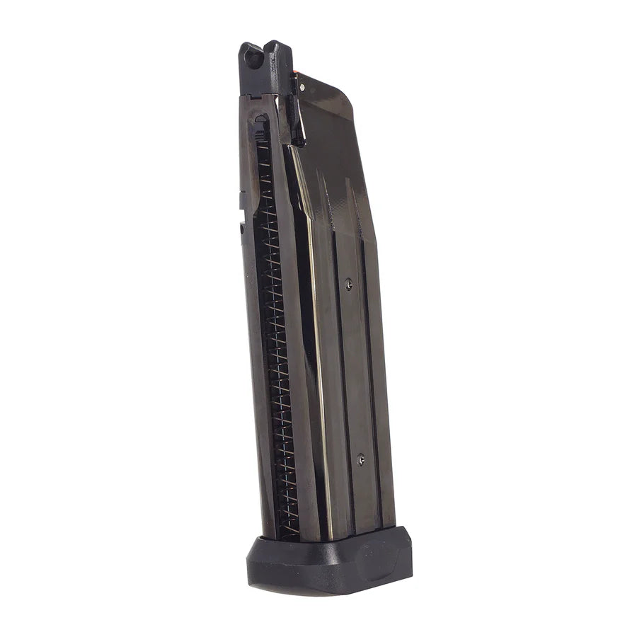 JDG CompMag 31発コンペティション用マグネットマガジン パフォーマンスバージョン（マルイ HI-CAPA エアソフト用）- ブラック-AIRSOFT GOGO エアガン・サバゲー用品通販