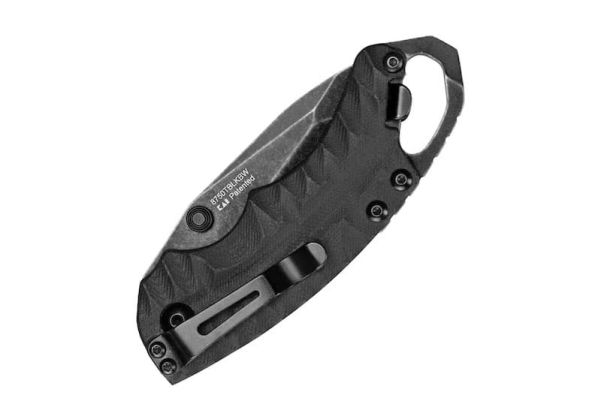 KERSHAW SHUFFLE II TANTO ライナーロック ポケットナイフ - ブラックウォッシュ (8750TBLKBW)-AIRSOFT GOGO エアガン・サバゲー用品通販