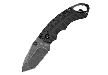 KERSHAW SHUFFLE II TANTO ライナーロック ポケットナイフ - ブラックウォッシュ (8750TBLKBW)-AIRSOFT GOGO エアガン・サバゲー用品通販