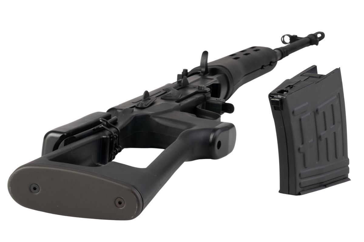 KING ARMS SVD ドラグノフ エアソフト AEG スナイパーライフル ウルトラグレード - ブラック-AIRSOFT GOGO エアガン・サバゲー用品通販