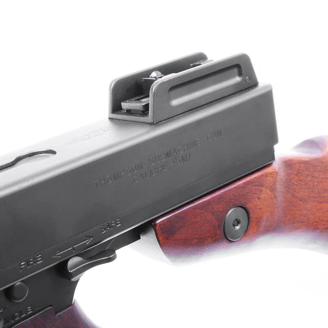 KING ARMS トンプソン M1928 シカゴ AEG エアソフト - リアルウッド (AG-258-WO)-AIRSOFT GOGO エアガン・サバゲー用品通販
