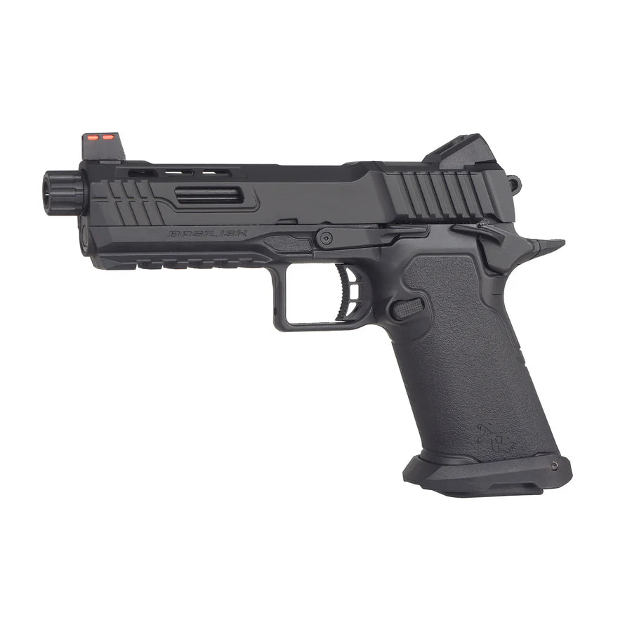 Kizuna Works バジリスク BSK43 ガスブローバック エアソフトガン - ブラック (KW-P0049)-AIRSOFT GOGO エアガン・サバゲー用品通販