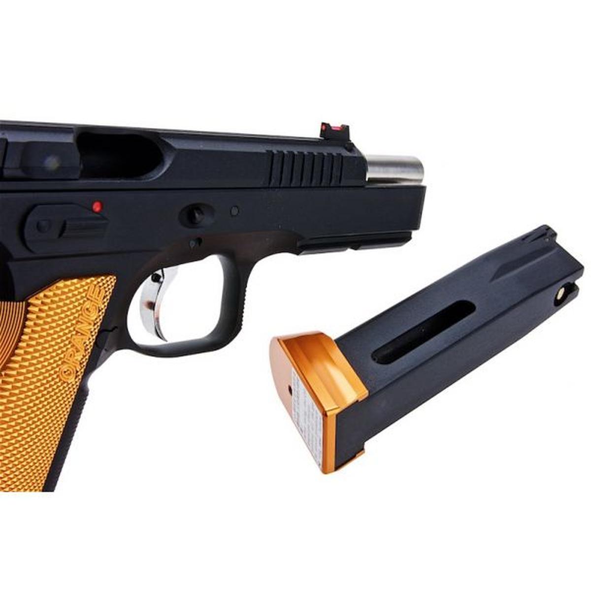 KJ WORKS CZ SHADOW 2 CO2 ピストル (ASG ライセンス) - オレンジ-AIRSOFT GOGO エアガン・サバゲー用品通販