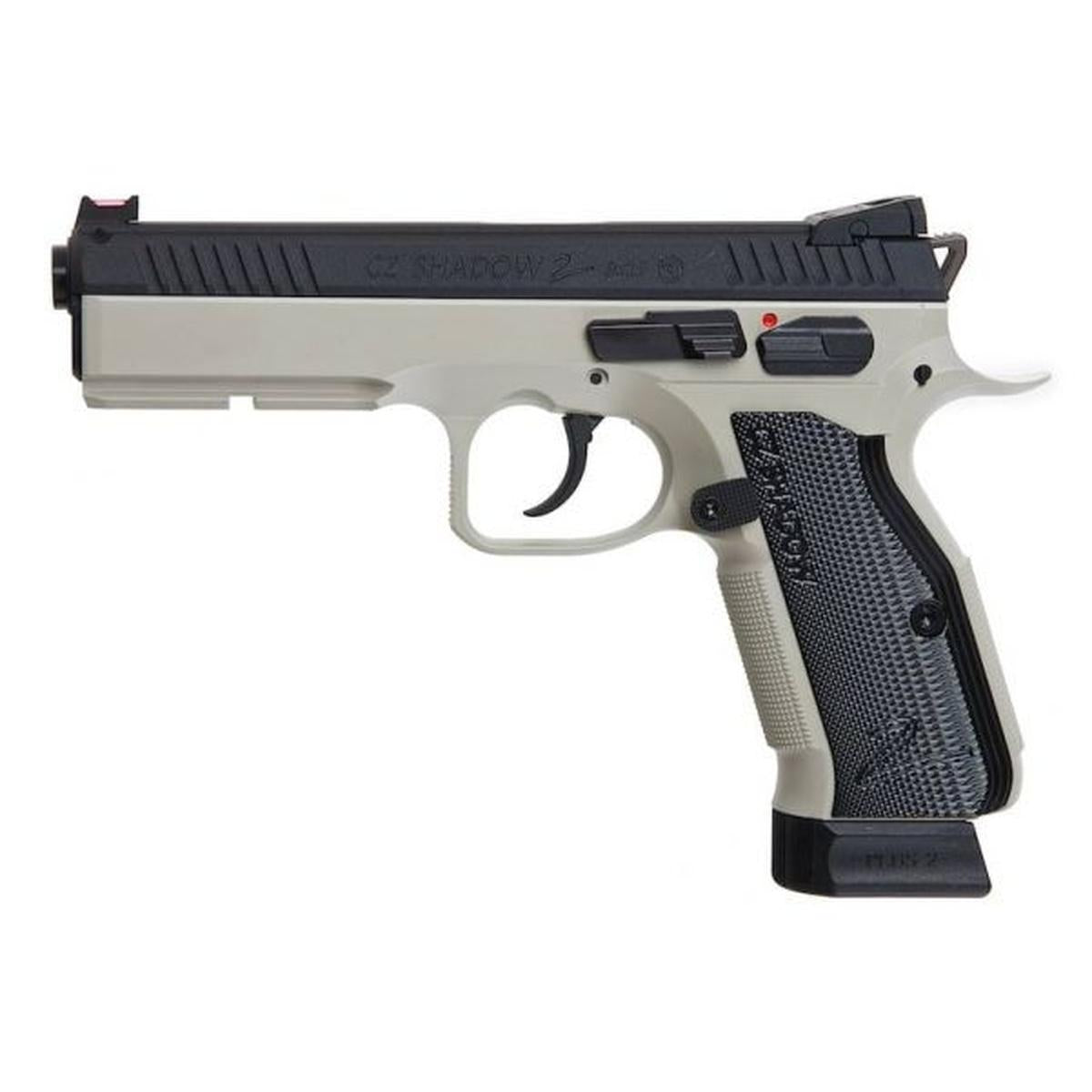 KJ WORKS CZ SHADOW 2 GBB エアソフト ピストル - アーバン グレー フレーム (ASG ライセンス)-AIRSOFT GOGO エアガン・サバゲー用品通販