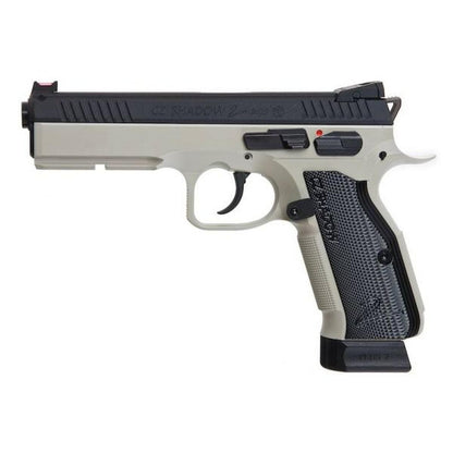 KJ WORKS CZ SHADOW 2 GBB エアソフト ピストル - アーバン グレー フレーム (ASG ライセンス)-AIRSOFT GOGO エアガン・サバゲー用品通販
