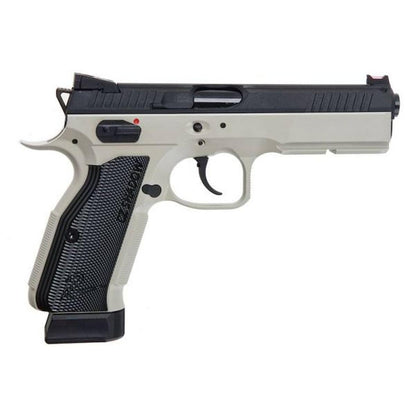 KJ WORKS CZ SHADOW 2 GBB エアソフト ピストル - アーバン グレー フレーム (ASG ライセンス)-AIRSOFT GOGO エアガン・サバゲー用品通販