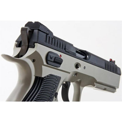 KJ WORKS CZ SHADOW 2 GBB エアソフト ピストル - アーバン グレー フレーム (ASG ライセンス)-AIRSOFT GOGO エアガン・サバゲー用品通販