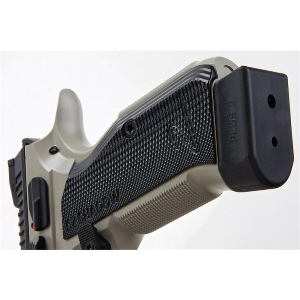 KJ WORKS CZ SHADOW 2 GBB エアソフト ピストル - アーバン グレー フレーム (ASG ライセンス)-AIRSOFT GOGO エアガン・サバゲー用品通販