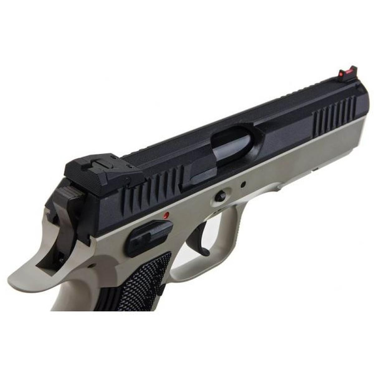 KJ WORKS CZ SHADOW 2 GBB エアソフト ピストル - アーバン グレー フレーム (ASG ライセンス)-AIRSOFT GOGO エアガン・サバゲー用品通販