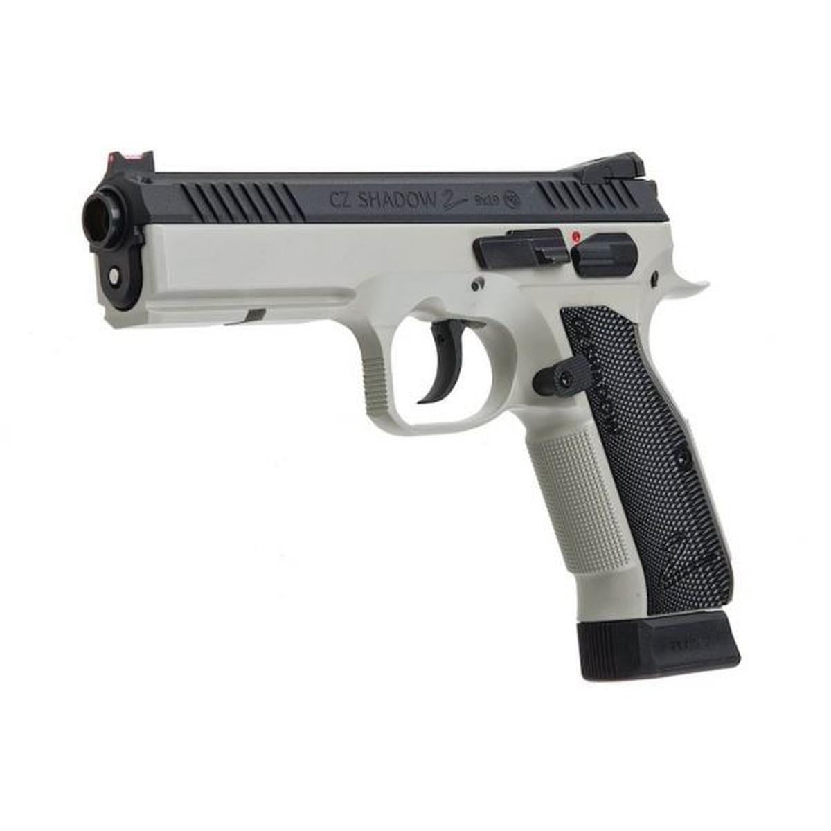 KJ WORKS CZ SHADOW 2 GBB エアソフト ピストル - アーバン グレー フレーム (ASG ライセンス)-AIRSOFT GOGO エアガン・サバゲー用品通販