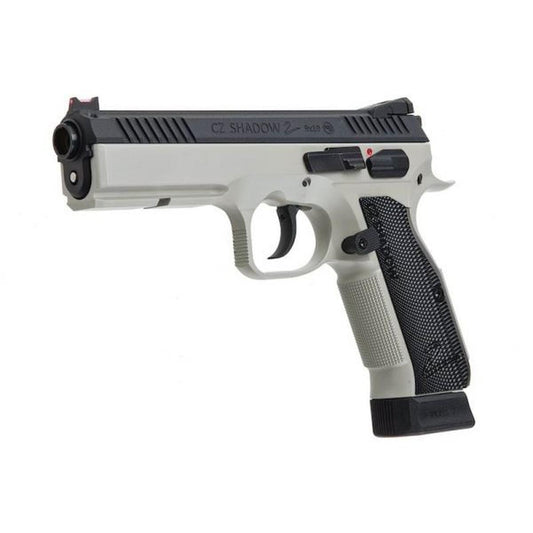 KJ WORKS CZ SHADOW 2 GBB エアソフト ピストル - アーバン グレー フレーム (ASG ライセンス)-AIRSOFT GOGO エアガン・サバゲー用品通販