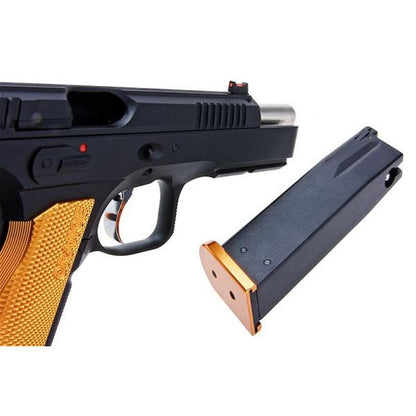KJ WORKS CZ SHADOW 2 ピストル (ASG ライセンス) - オレンジ-AIRSOFT GOGO エアガン・サバゲー用品通販