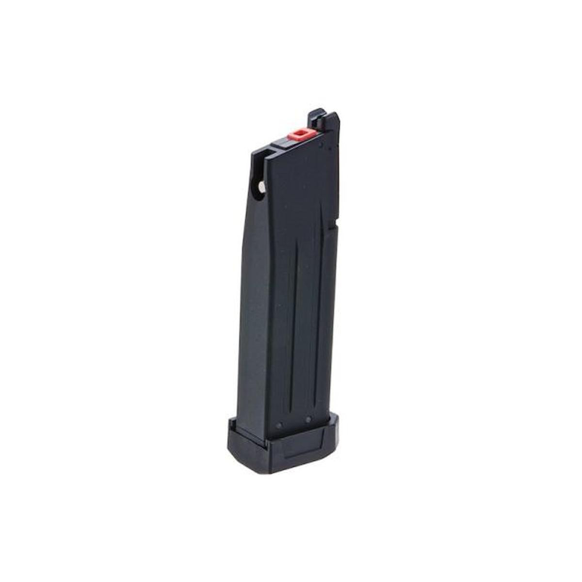 KJ WORKS KP-19 グリーンガスマガジン (25 発、アルミニウム) - HI CAPA 5.1 GBB と互換性あり-AIRSOFT GOGO エアガン・サバゲー用品通販