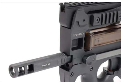 KRYTAC P90 バレルエクステンションアセンブリー - ブラック-AIRSOFT GOGO エアガン・サバゲー用品通販