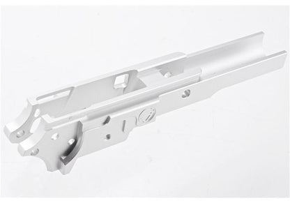 KUNG FU Airsoft Tokyo Marui ハイキャパ 5.1 GBB ミドルフレーム - (CNC アルミニウム / アルミ、銀(ぎん))-AIRSOFT GOGO エアガン・サバゲー用品通販