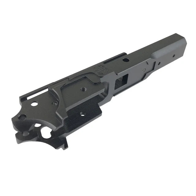 Kung Fu Airsoftアルミミドルフレーム マルイ ハイキャパ 5.1 Airsoft用 (KF51-304) - ブラック-AIRSOFT GOGO エアガン・サバゲー用品通販