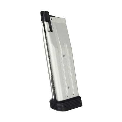 Kung Fu マルイ ハイキャパ 5.1 GBB エアソフトガン用 CNC アルミマガジン (KF51-300SV)-AIRSOFT GOGO エアガン・サバゲー用品通販