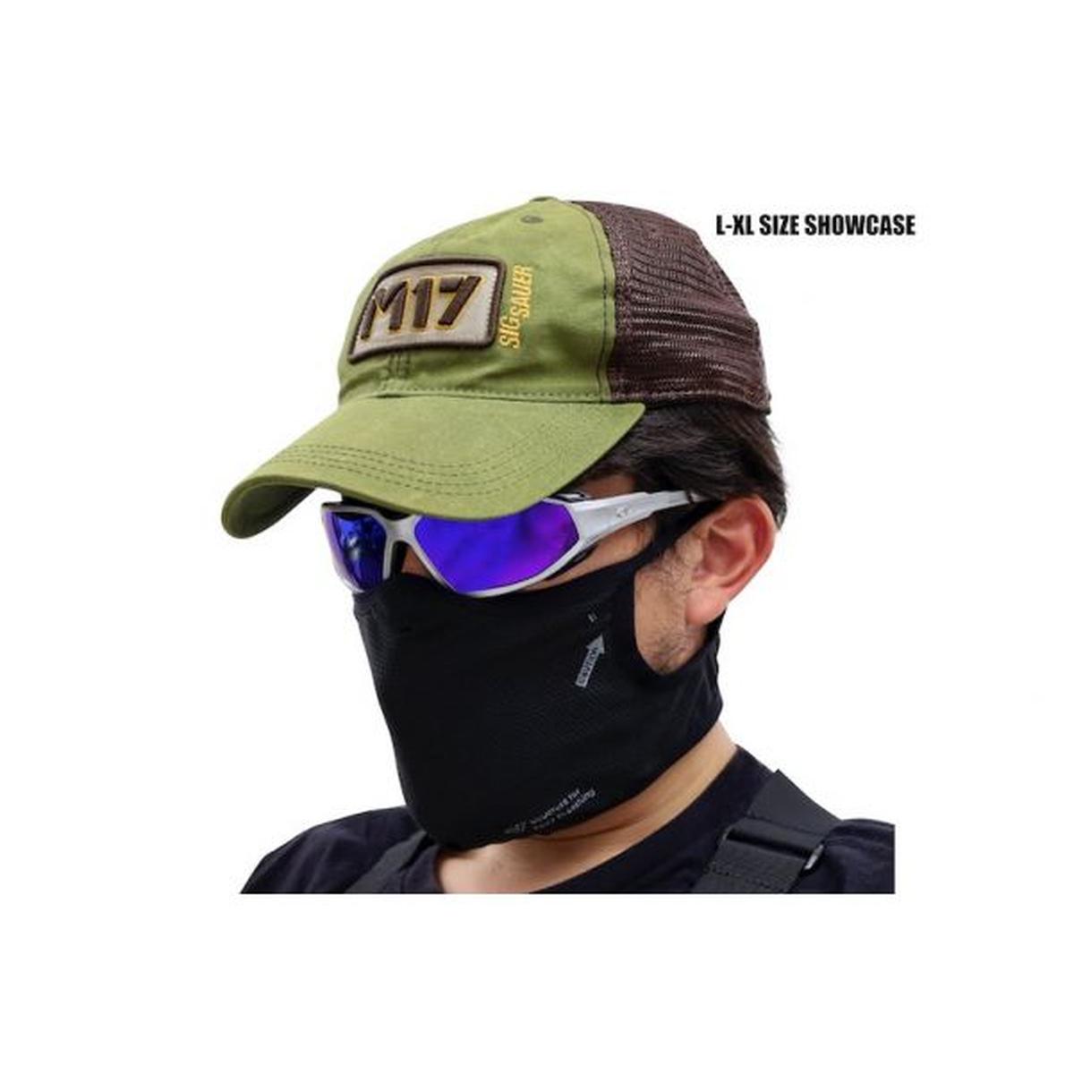 LAYLAX (バトル スタイル) AEROFLEX フェイス ガード - ブラック (サイズ L-XL)-AIRSOFT GOGO エアガン・サバゲー用品通販