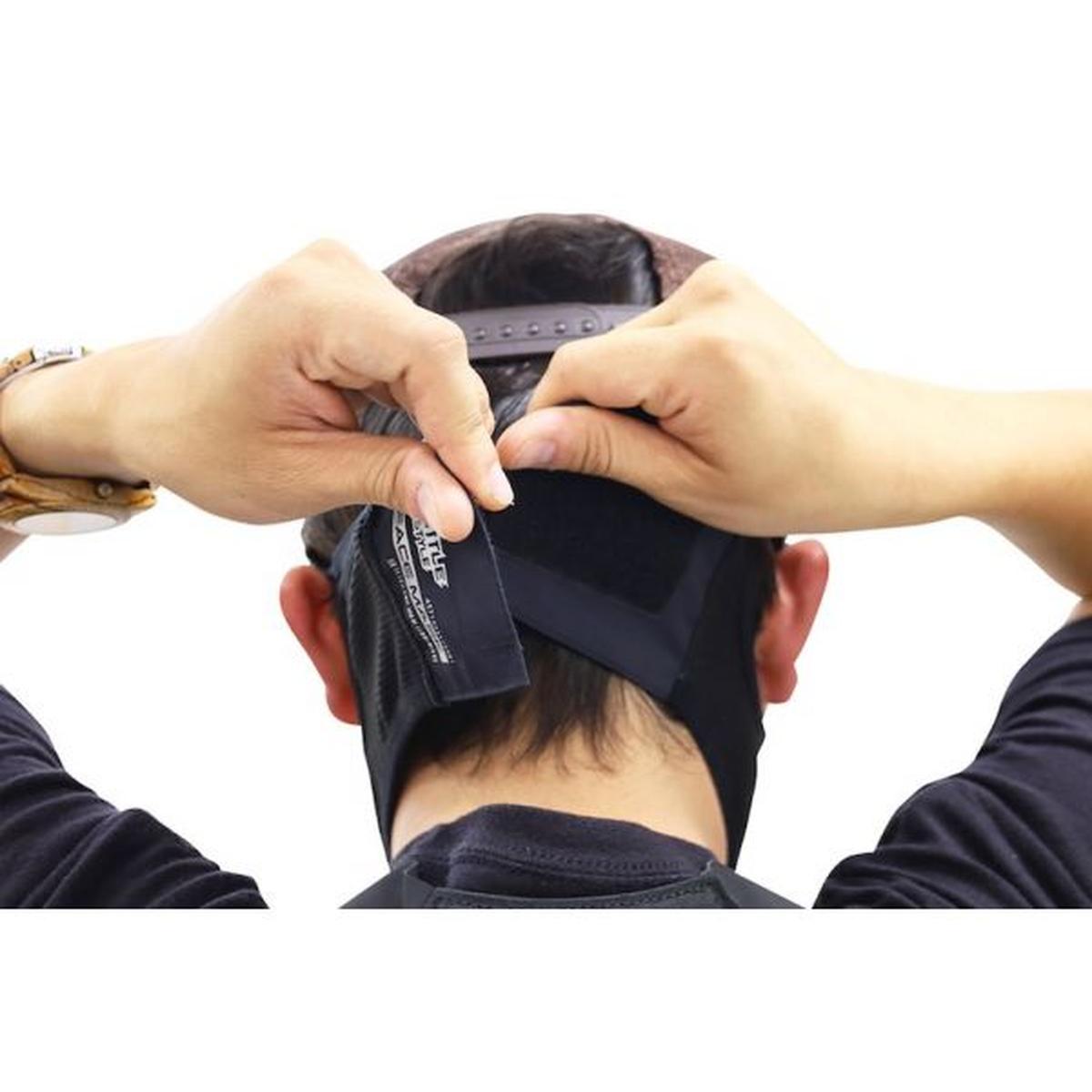 LAYLAX (バトル スタイル) AEROFLEX フェイス ガード - ブラック (サイズ SM)-AIRSOFT GOGO エアガン・サバゲー用品通販