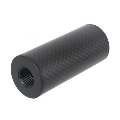 LAYLAX MODE-2 カーボンファイバー製FATサイレンサー (逆ネジ14MM、L:150MM)-AIRSOFT GOGO エアガン・サバゲー用品通販