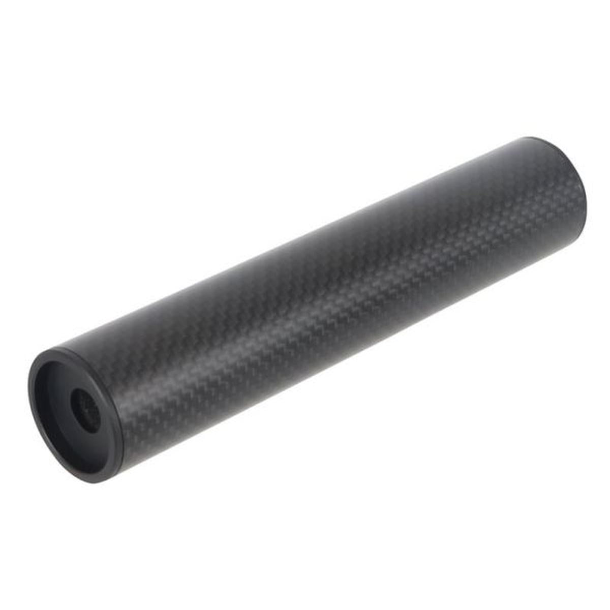 LAYLAX MODE-2 カーボンファイバー製FATサイレンサー (逆ネジ14MM、L:150MM)-AIRSOFT GOGO エアガン・サバゲー用品通販