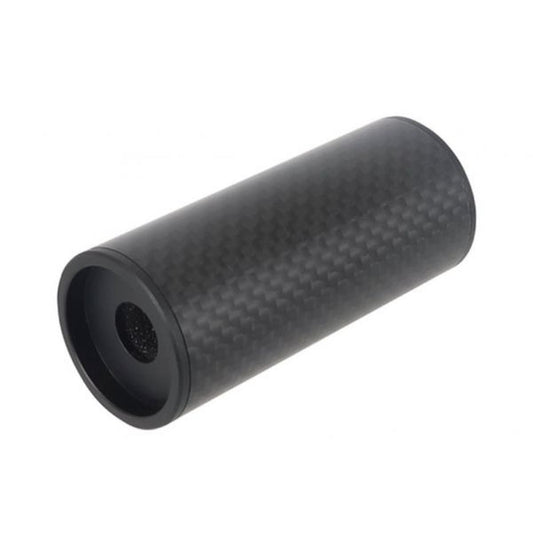 LAYLAX MODE-2 カーボンファイバー製FATサイレンサー (逆ネジ14MM、L:150MM)-AIRSOFT GOGO エアガン・サバゲー用品通販