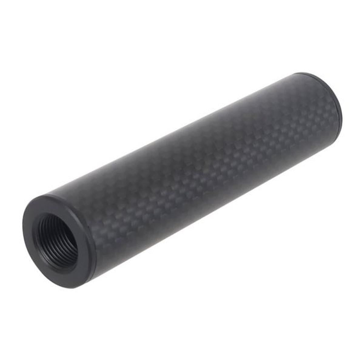 LAYLAX MODE-2 カーボンスリムサイレンサー (反時計回り14MM、L:100MM)-AIRSOFT GOGO エアガン・サバゲー用品通販