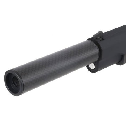 LAYLAX MODE-2 カーボンスリムサイレンサー (反時計回り14MM、L:100MM)-AIRSOFT GOGO エアガン・サバゲー用品通販