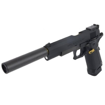 LAYLAX MODE-2 カーボンスリムサイレンサー (反時計回り14MM、L:100MM)-AIRSOFT GOGO エアガン・サバゲー用品通販