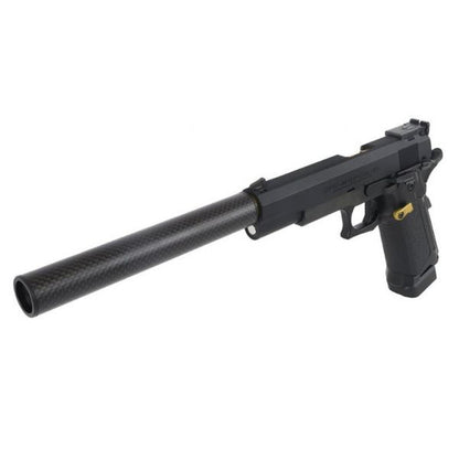 LAYLAX MODE-2 カーボンスリムサイレンサー (反時計回り14MM、L:150MM)-AIRSOFT GOGO エアガン・サバゲー用品通販