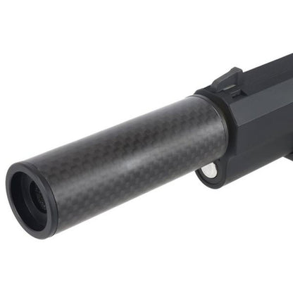 LAYLAX MODE-2 カーボンスリムサイレンサー (反時計回り14MM、L:70MM)-AIRSOFT GOGO エアガン・サバゲー用品通販