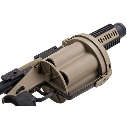 LDT MGL グレネードランチャー、格納式ストック付き - DE-AIRSOFT GOGO エアガン・サバゲー用品通販