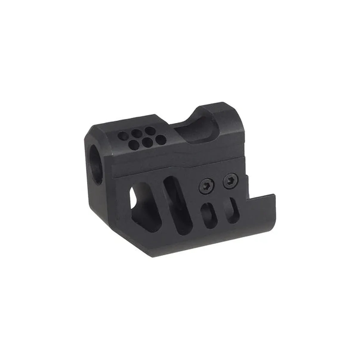 M9 シリーズ用ダブルベル CNC アルミニウム コンペンセーター (DB-M9P1) - ブラック-AIRSOFT GOGO エアガン・サバゲー用品通販