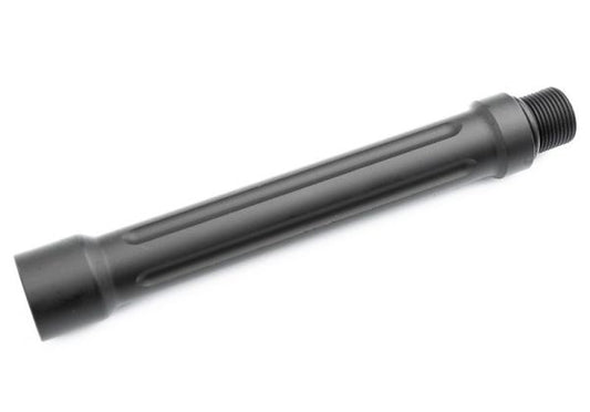 Maple Leaf 5.1インチ アウターバレル M4 AEG エアソフトガン用 180mm インナーバレル - ブラック (CNCアルミニウム / アルミ、14mm CCW)-AIRSOFT GOGO エアガン・サバゲー用品通販