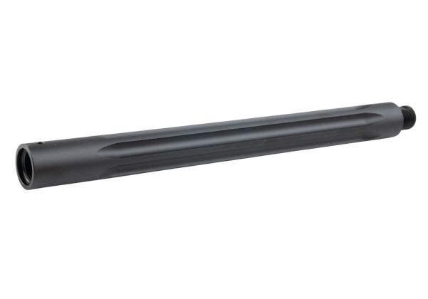 Maple Leaf 9インチアウターバレル M4 AEGエアソフトガン用 275mmインナーバレル - ブラック (CNCアルミニウム / アルミ、14mm逆スクリュー)-AIRSOFT GOGO エアガン・サバゲー用品通販
