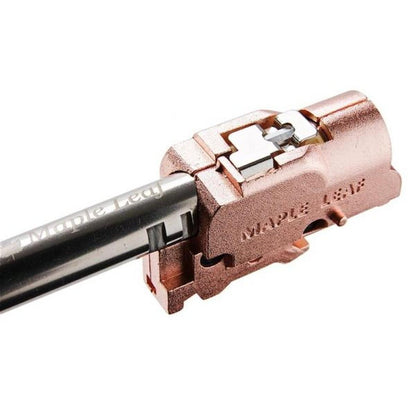 MAPLE LEAF クレイジージェット インナーバレルセット WE G19 / G19 GEN 5シリーズ GBB用 (モンスター(ダイヤモンド) ホップアップバッキング75度 - ブラック)-AIRSOFT GOGO エアガン・サバゲー用品通販