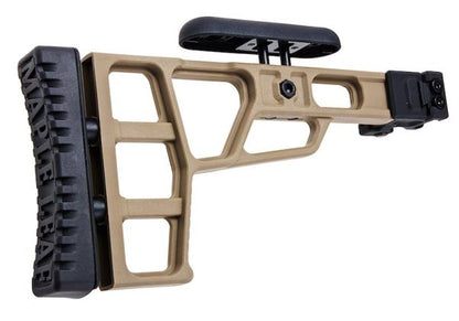 Maple Leaf MLC-S2 タクティカル折りたたみストック（VSR-10およびMLC-338用、ヒンジ付き） - DE-AIRSOFT GOGO エアガン・サバゲー用品通販