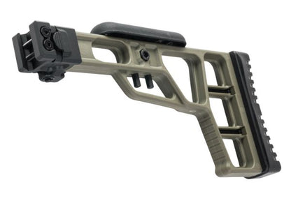 Maple Leaf MLC-S2 タクティカル折りたたみストック（VSR-10およびMLC-338用、ヒンジ付き） - OD-AIRSOFT GOGO エアガン・サバゲー用品通販