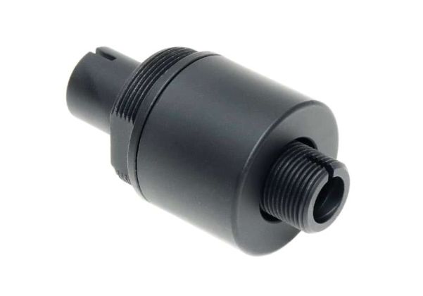 Maple Leaf サイレンサーアダプターーヘッド TM VSR-10 G-SPEC アウターバレル用 - BK (14mm CCW)-AIRSOFT GOGO エアガン・サバゲー用品通販