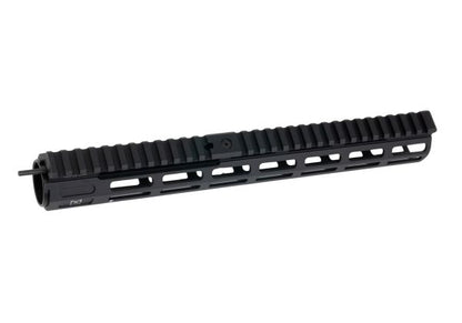 Maple Leaf製「フロントチャージング」M-Lokハンドガード（WE / VFC / GHK M4 GBBR用）（CNC加工、12.5インチ、ブラック）-AIRSOFT GOGO エアガン・サバゲー用品通販
