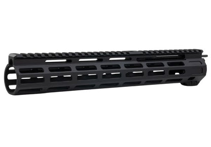 Maple Leaf製「フロントチャージング」M-Lokハンドガード（WE / VFC / GHK M4 GBBR用）（CNC加工、12.5インチ、ブラック）-AIRSOFT GOGO エアガン・サバゲー用品通販