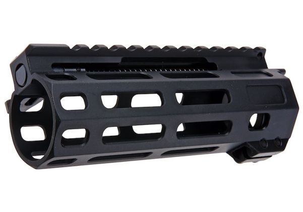 Maple Leaf製「フロントチャージング」M-Lokハンドガード（WE / VFC / GHK M4 GBBR用）（CNC加工、5.5インチ、ブラック）-AIRSOFT GOGO エアガン・サバゲー用品通販