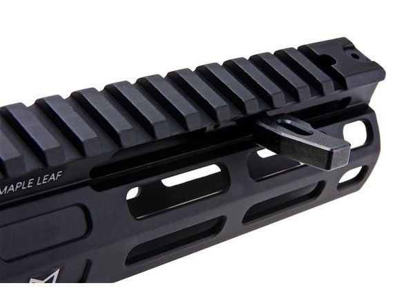 Maple Leaf製「フロントチャージング」M-Lokハンドガード（WE / VFC / GHK M4 GBBR用）（CNC加工、5.5インチ、ブラック）-AIRSOFT GOGO エアガン・サバゲー用品通販