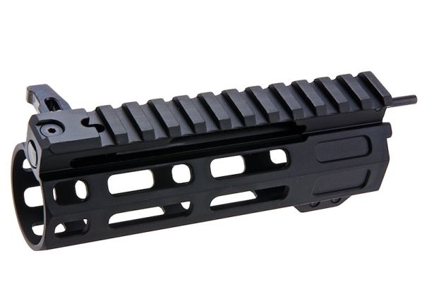 Maple Leaf製「フロントチャージング」M-Lokハンドガード（WE / VFC / GHK M4 GBBR用）（CNC加工、5.5インチ、ブラック）-AIRSOFT GOGO エアガン・サバゲー用品通販