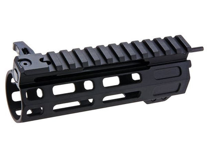 Maple Leaf製「フロントチャージング」M-Lokハンドガード（WE / VFC / GHK M4 GBBR用）（CNC加工、5.5インチ、ブラック）-AIRSOFT GOGO エアガン・サバゲー用品通販