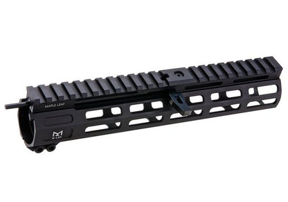 Maple Leaf製「フロントチャージング」M-Lokハンドガード（WE / VFC / GHK M4 GBBR用）（CNC加工、9.5インチ、ブラック）-AIRSOFT GOGO エアガン・サバゲー用品通販