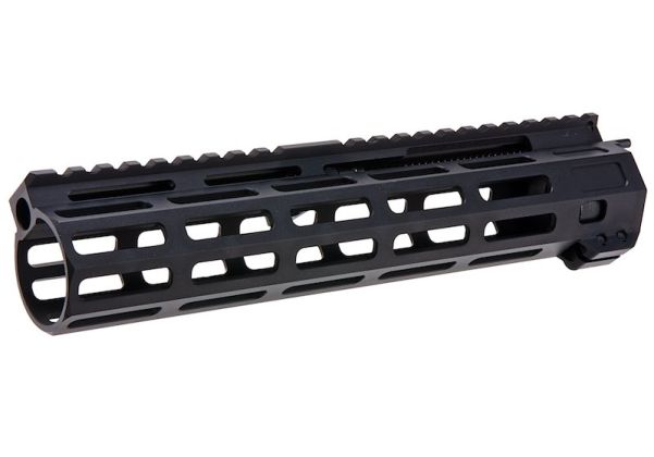 Maple Leaf製「フロントチャージング」M-Lokハンドガード（WE / VFC / GHK M4 GBBR用）（CNC加工、9.5インチ、ブラック）-AIRSOFT GOGO エアガン・サバゲー用品通販