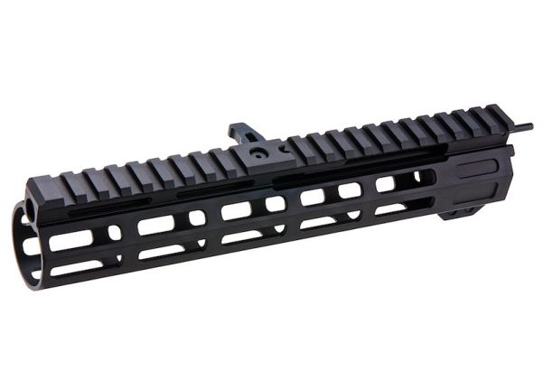Maple Leaf製「フロントチャージング」M-Lokハンドガード（WE / VFC / GHK M4 GBBR用）（CNC加工、9.5インチ、ブラック）-AIRSOFT GOGO エアガン・サバゲー用品通販