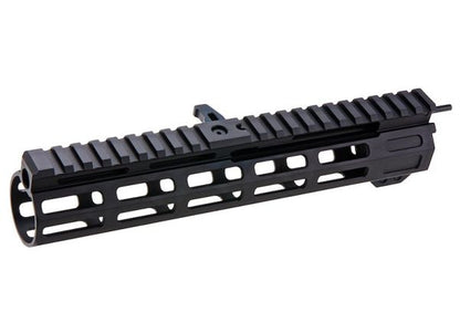 Maple Leaf製「フロントチャージング」M-Lokハンドガード（WE / VFC / GHK M4 GBBR用）（CNC加工、9.5インチ、ブラック）-AIRSOFT GOGO エアガン・サバゲー用品通販
