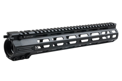 Maple Leaf製「TakeDown」M-Lokハンドガード（WE / VFC / GHK M4 GBBR用）（CNC加工、12.5インチ、ブラック）-AIRSOFT GOGO エアガン・サバゲー用品通販